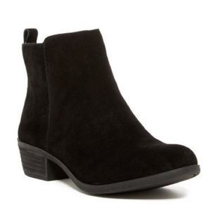 Vince Camuto Brystal Black Suede Fabric Booties